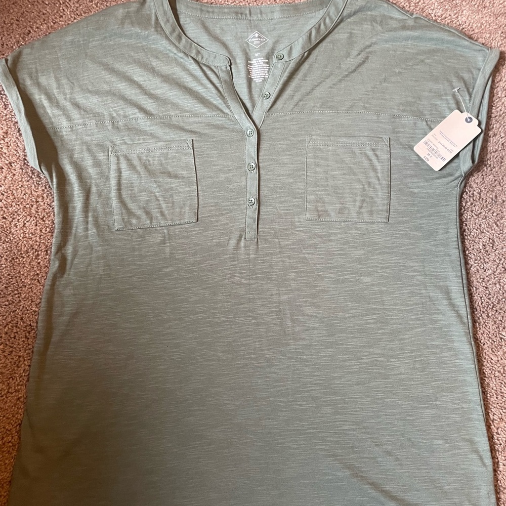 St. John’s Bay misses medium tall shirt NWT